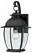 BAN8407K - Quoizel Lighting - Bain - 1 Light Outdoor Wall Lantern Mystic Black Finish with Clear Beveled Glass - Bain