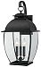 BAN8411K - Quoizel Lighting - Bain - 3 Light Outdoor Wall Lantern Mystic Black Finish with Clear Beveled Glass - Bain