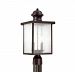5-604-13 - Savoy House - Newberry - Two Light Post English Bronze Finish with Seedy Glass - Newberry