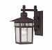 5-9590-330 - Savoy House - Linden - One Light Outdoor Wall Lantern Textured Bronze Finish with Clear Seedy Glass - Linden