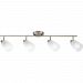 P3362-09 - Progress Lighting - Wisten - Four Light Wall/Ceiling Mount Brushed Nickel Finish with Etched Glass - Wisten