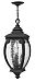 1942MB - Hinkley Lighting - Forum - Three Light Outdoor Hanging Lantern Museum Black Finish with Seedy Water Glass - Forum