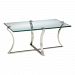 6041207 - Sterling Industries - Uptown - 31 Cocktail Table White Finish with Acrylic Glass - Uptown