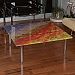 E4-ACC-210 - Jesco Lighting - Envisage - 38 Jimiz Table Custom Color Finish with Boiled Glass - Envisage