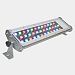 WWT-24-90-PP-15-RGB-A - Jesco Lighting - WWT Series - LED Plug and Play Outdoor Wall Washer Aluminum Finish with RGB Color Changing Glass - WWT Series