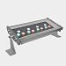 WWT-15-12-HW-15-W50-A - Jesco Lighting - WWT Series - LED Hard-Wire Outdoor Wall Washer Aluminum Finish with White Glass - WWT Series