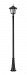 535PHM-519P-BK - Z-Lite - Waterdown - One Light Outdoor Post Sand Black Finish with Clear Seedy Glass - Waterdown