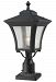 535PHM-BK-PM - Z-Lite - Waterdown - One Light Outdoor Post Sand Black Finish with Clear Seedy Glass - Waterdown