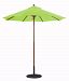 12161 - Galtech International - Cafe Bistro & Condos - 7.5' Octagon Umberalla 61: Ginkgo LW: Light WoodSunbrella Solid Colors - Quick Ship - Cafe Bistro Condos