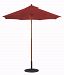 12163 - Galtech International - Cafe Bistro & Condos - 7.5' Octagon Umberalla 63: Henna LW: Light WoodSunbrella Solid Colors - Quick Ship - Cafe Bistro Condos