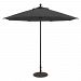 132LW5492 - Galtech International - 9' Round Double Pulley Umbrella 5492: Flax LW: Light WoodSunbrella Custom Colors -