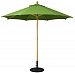 13190 - Galtech International - 9' Round Umbrella 90: Bamboo Dupione LW: Light WoodSunbrella Patterns - Quick Ship -