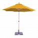 537TK60 - Galtech International - Rotational Tilt - 9' Round Umbrella 60: Tuscan TK: TeakSunbrella Solid Colors - Quick Ship -