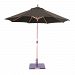 537TK70 - Galtech International - Rotational Tilt - 9' Round Umbrella 70: Walnut TK: TeakSunbrella Solid Colors - Quick Ship -