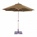 537TK68 - Galtech International - Rotational Tilt - 9' Round Umbrella 68: Teak TK: TeakSunbrella Solid Colors - Quick Ship -