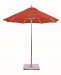 722AB26 - Galtech International - Manual Lift - 7.5' Round Umbrella 26: Cardinal Red AB: Antique BronzeSuncrylic - Quick Ship -
