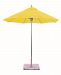 722AB27 - Galtech International - Manual Lift - 7.5' Round Umbrella 27: Lemon Yellow AB: Antique BronzeSuncrylic - Quick Ship -