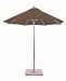 722AB70 - Galtech International - Manual Lift - 7.5' Round Umbrella 70: Walnut AB: Antique BronzeSunbrella Solid Colors - Quick Ship -