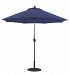 636MB58 - Galtech International - 9' Manual Tilt Octagonal Aluminum Umbrella 58: Navy MB: BronzeSunbrella Solid Colors - Quick Ship -