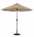 636MB76 - Galtech International - 9' Manual Tilt Octagonal Aluminum Umbrella 76: Heather Beige MB: BronzeSunbrella Solid Colors - Quick Ship -