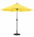 636MB45 - Galtech International - 9' Manual Tilt Octagonal Aluminum Umbrella 45: Buttercup MB: BronzeSunbrella Solid Colors - Quick Ship -