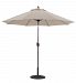 636MB87 - Galtech International - 9' Manual Tilt Octagonal Aluminum Umbrella 87: Champagne Linen MB: BronzeSunbrella Patterns - Quick Ship -