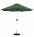 636MB22 - Galtech International - 9' Manual Tilt Octagonal Aluminum Umbrella 22: Forest Green MB: BronzeSuncrylic - Quick Ship -
