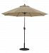 636MB80 - Galtech International - 9' Manual Tilt Octagonal Aluminum Umbrella 80: Sesame Linen MB: BronzeSunbrella Patterns - Quick Ship -