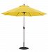 636MB77 - Galtech International - 9' Manual Tilt Octagonal Aluminum Umbrella 77: Sunflower Yellow MB: BronzeSunbrella Solid Colors - Quick Ship -
