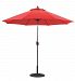 636MB56 - Galtech International - 9' Manual Tilt Octagonal Aluminum Umbrella 56: Jockey Red MB: BronzeSunbrella Solid Colors - Quick Ship -