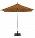 732AB96 - Galtech International - 9' Octagon Commercial Umbrella 96: Chili Linen AB: Antique BronzeSunbrella Patterns - Quick Ship -