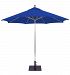 732SR73 - Galtech International - 9' Octagon Commercial Umbrella 73: True Blue SR: SilverSunbrella Solid Colors - Quick Ship -