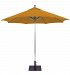 732SR60 - Galtech International - 9' Octagon Commercial Umbrella 60: Tuscan SR: SilverSunbrella Solid Colors - Quick Ship -