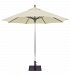 732AB78 - Galtech International - 9' Octagon Commercial Umbrella 78: Vellum AB: Antique BronzeSunbrella Solid Colors - Quick Ship -
