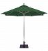 732AB52 - Galtech International - 9' Octagon Commercial Umbrella 52: Forest Green AB: Antique BronzeSunbrella Solid Colors - Quick Ship -