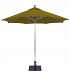 732SR68 - Galtech International - 9' Octagon Commercial Umbrella 68: Teak SR: SilverSunbrella Solid Colors - Quick Ship -