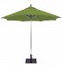 732AB67 - Galtech International - 9' Octagon Commercial Umbrella 67: Fern AB: Antique BronzeSunbrella Solid Colors - Quick Ship -