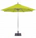 732SR46 - Galtech International - 9' Octagon Commercial Umbrella 46: Parrot SR: SilverSunbrella Solid Colors - Quick Ship -