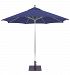 732SR58 - Galtech International - 9' Octagon Commercial Umbrella 58: Navy SR: SilverSunbrella Solid Colors - Quick Ship -