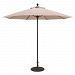 735AB87 - Galtech International - 9' Commercial Octagonal Umbrella 87: Champagne Linen AB: Antique BronzeSunbrella Patterns - Quick Ship -