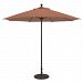 735AB98 - Galtech International - 9' Commercial Octagonal Umbrella 8053: Papaya Dupione AB: Antique BronzeSunbrella Patterns - Quick Ship -