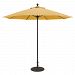 735AB60 - Galtech International - 9' Commercial Octagonal Umbrella 60: Tuscan AB: Antique BronzeSunbrella Solid Colors - Quick Ship -