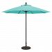 735AB75 - Galtech International - 9' Commercial Octagonal Umbrella 75: Aruba AB: Antique BronzeSunbrella Solid Colors - Quick Ship -
