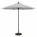 735bk44 - Galtech International - 9' Commercial Octagonal Umbrella 44: Granite BK: BlackSunbrella Solid Colors - Quick Ship -