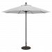 735BK51 - Galtech International - 9' Commercial Octagonal Umbrella 51: Canvas BK: BlackSunbrella Solid Colors - Quick Ship -