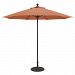 735AB65 - Galtech International - 9' Commercial Octagonal Umbrella 65: Brick AB: Antique BronzeSunbrella Solid Colors - Quick Ship -