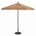 735AB09 - Galtech International - 9' Commercial Octagonal Umbrella 09: Natural Thatch AB: Antique BronzeThatch -
