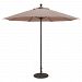 735BK72 - Galtech International - 9' Commercial Octagonal Umbrella 72: Camel BK: BlackSunbrella Solid Colors - Quick Ship -