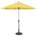 736mb45 - Galtech International - 9' Standard Auto Tilt Octagonal Umbrella 45: Buttercup MB: BronzeSunbrella Solid Colors - Quick Ship -