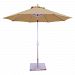 738BM84 - Galtech International - 9' Driftwood Auto Tilt Octagonal Umbrella 84: Straw Linen BM: BambooSunbrella Patterns - Quick Ship -